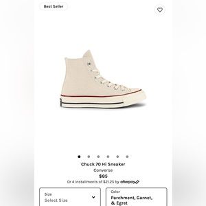 Converse 70s high top sneaker